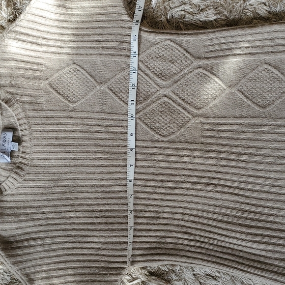 ALLAWAY Beige cashmere sweater size S - Picture 7 of 12